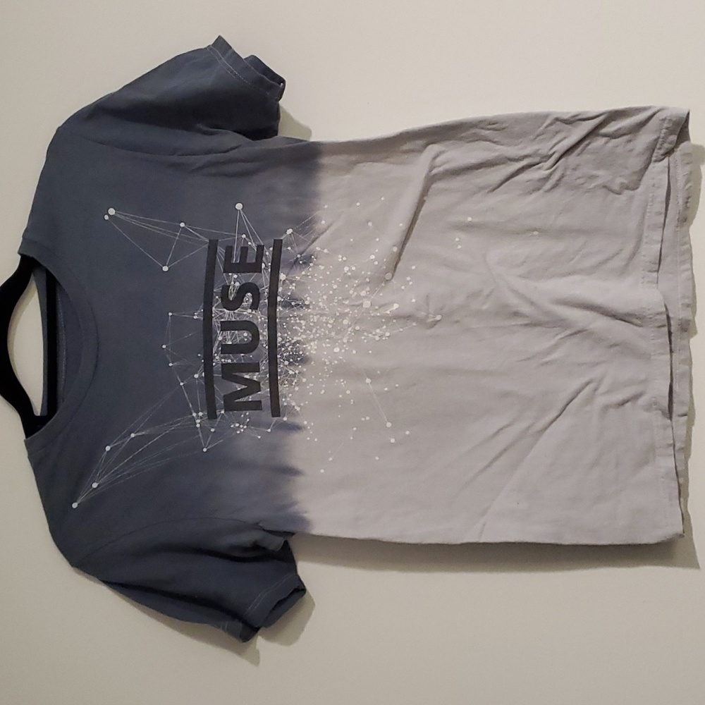 Muse Band T-Shirt Small ~ Gray Ombre